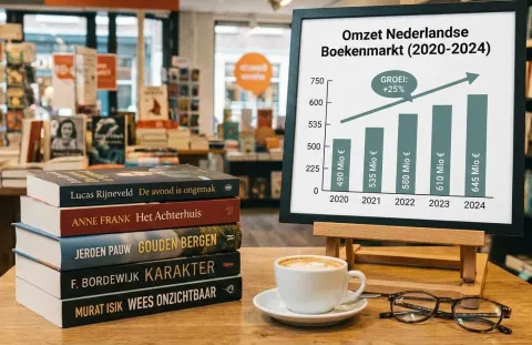 Illustratief omzet boekenmarkt