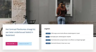 Nieuwe website voor het CPB